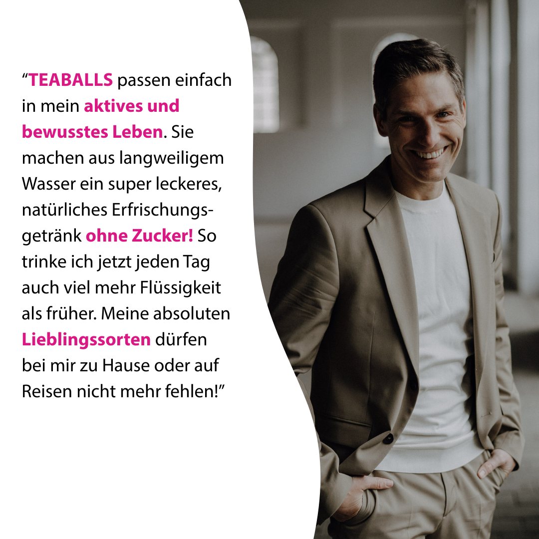 TEABALLS - 3er Set DANCE MIX – HIMBEERE, PFIRSICH, KIRSCHE