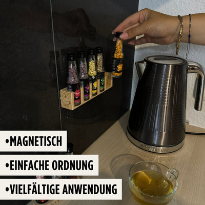 JETZT NEU! MagStand Holz - Magnetischer 5er Aufsteller - Teaballs