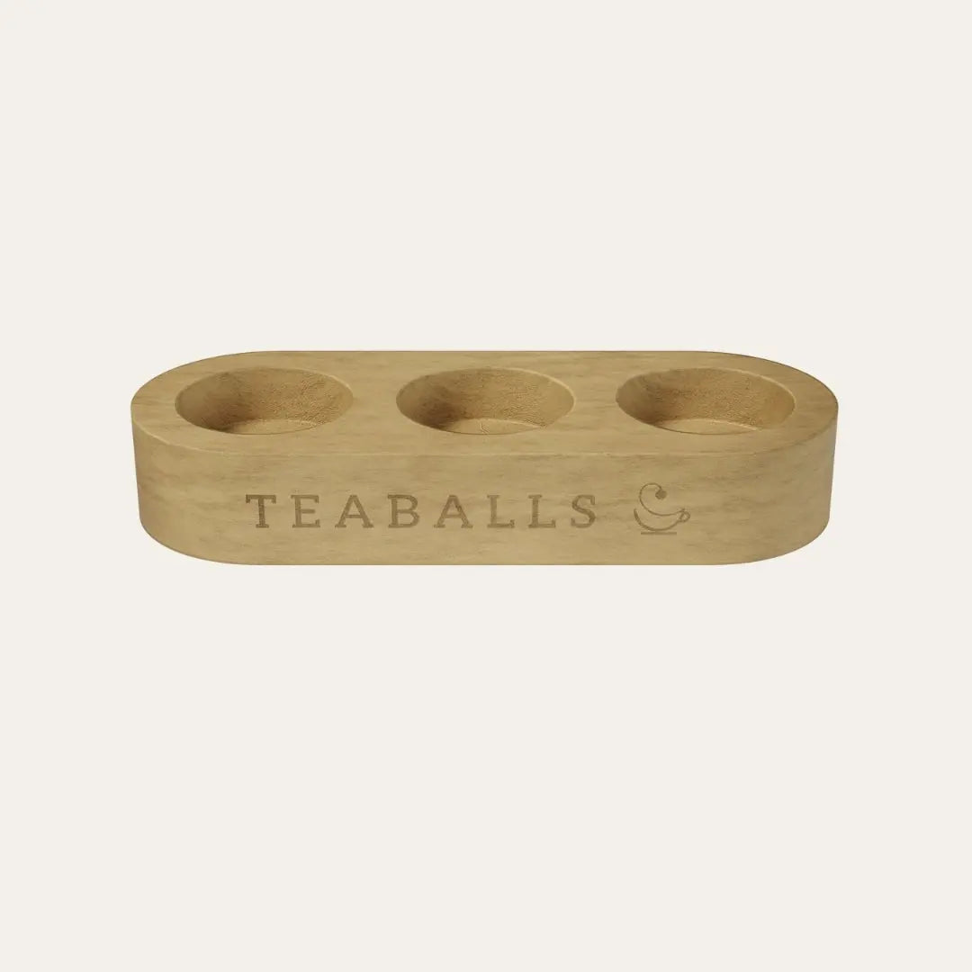 TEABALLS - 3er Holzaufsteller - TEABALLS GmbH