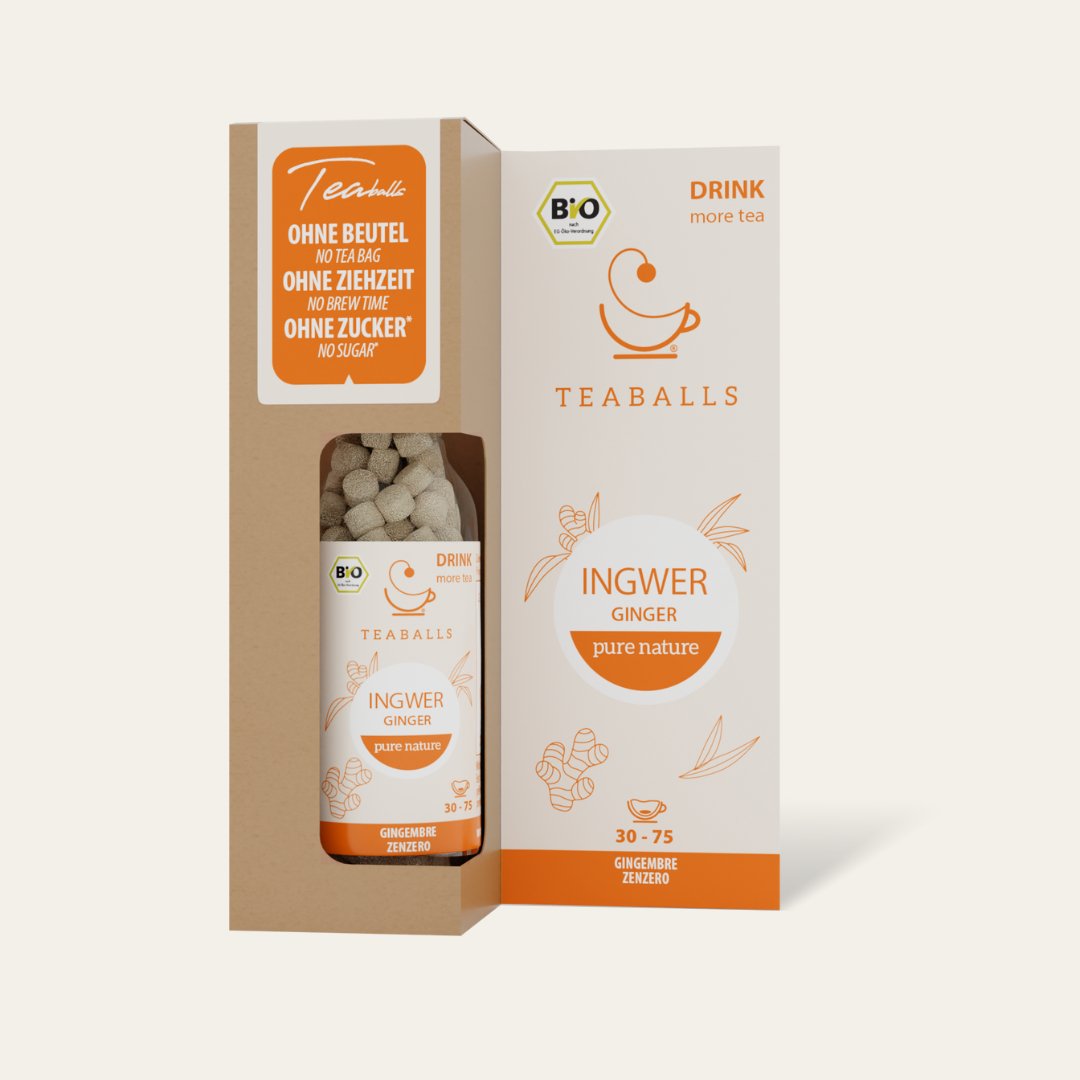 TEABALLS BIO – Ingwer I pure nature - Teaballs