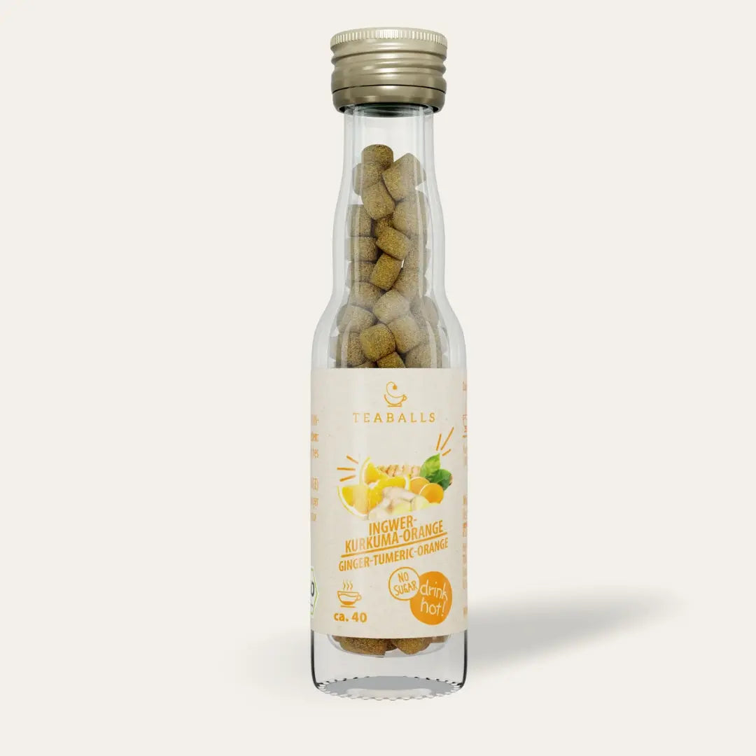 TEABALLS BIO – INGWER KURKUMA ORANGE - TEABALLS GmbH